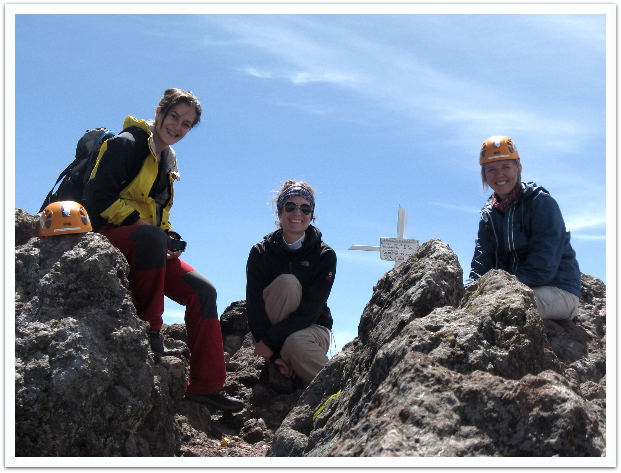 Gäste von Buenos Dias Mexico beim Bergsteigen in Mexiko