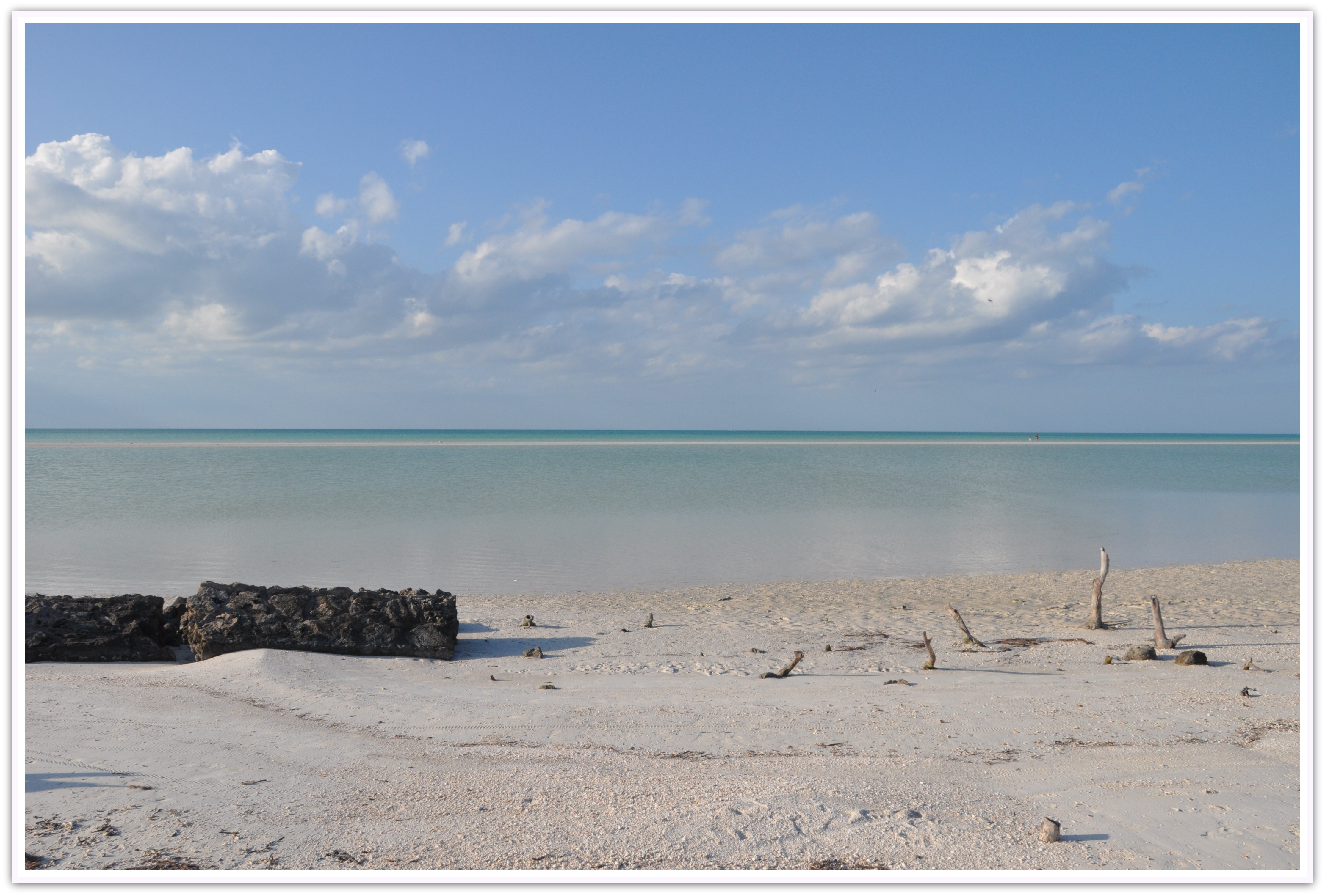 Strand der Isla Holbox vor Yucatán