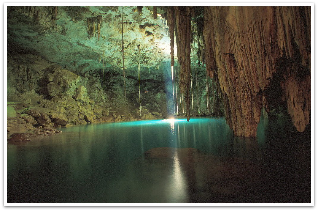 Cenote Dzitnup, Natural Spring in Valladolid in Yucatán